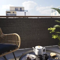 Woven Breeze Grey High-density Polyethylene (HDPE) & Woven Fibre Garden Screen (H)1m (W)3m -Outlet Power Lawn Mower Store woven breeze grey high density polyethylene hdpe woven fibre garden screen h 1m w 3m5059340672359 01i